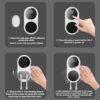 Toothbrush Sanitizer UV Toothbrush Sanitizer and Holder 2 Toothbrush Slots Cordless Wall Mounted Toothbrushsterlilizer Tooth Brushcleaner for Bathroom - Image 7