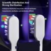 Toothbrush Sanitizer UV Toothbrush Sanitizer and Holder 2 Toothbrush Slots Cordless Wall Mounted Toothbrushsterlilizer Tooth Brushcleaner for Bathroom - Image 8