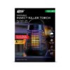 PIC Solar Portable 1/2 Acre Bug Zapper, Mosquito Killer Torch, Black - Image 2