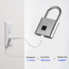 Yucurem O10 Waterproof Smart Fingerprint Door Lock 0.5sec Unlock Anti-theft Padlock - Image 9