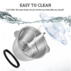 LINKChef Electric Food Chopper, 1.2L Meat Grinder Food Processor Stainless Steel Meat for Vegetable Meat Fruit - Image 9