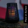 PIC Solar Portable 1/2 Acre Bug Zapper, Mosquito Killer Torch, Black - Image 6