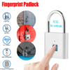 Yucurem O10 Waterproof Smart Fingerprint Door Lock 0.5sec Unlock Anti-theft Padlock - Image 4