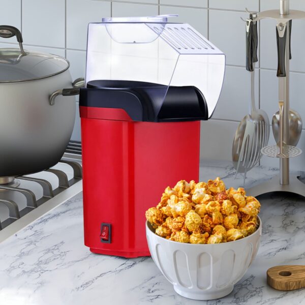 Tuphregyow Household Electric Popcorn Machine, Mini Corn Popcorn Maker, Electric Hot Corn Popper, Red - Image 7