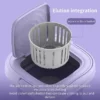 Xeyise 6.5L Portable Washing Machine Foldable Detachable Drain Basket Low Noise Underwear Baby Clothes Socks Briefs Washing Mini Washer Home Travel Supplies - Image 10