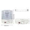 Ytppwn Freezer Dryers Mini 5-Tier food Dehydrator for Fruits - Automatic Fruit Dryer - djustable temp Control, 360° hot air Circulation - Preserver for Fruits, Veggies, Meats & Dog Treats - Image 10