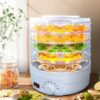 Ytppwn Freezer Dryers Mini 5-Tier food Dehydrator for Fruits - Automatic Fruit Dryer - djustable temp Control, 360° hot air Circulation - Preserver for Fruits, Veggies, Meats & Dog Treats - Image 2
