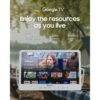 Portable TV, IP66 Waterproof, 1080P Small Smart Television with Premium Sound and Google Assistant Remote | 4.5-6H Battery, 10000mAh Battery-Powered TV for Kitchen, Camper - Image 4