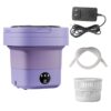 Xeyise 6.5L Portable Washing Machine Foldable Detachable Drain Basket Low Noise Underwear Baby Clothes Socks Briefs Washing Mini Washer Home Travel Supplies - Image 2