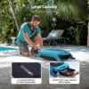 Robotic Pool Cleaner Skimmer Solar Cordless Automatic Vacuum Pool Cleaner Robot - Image 8