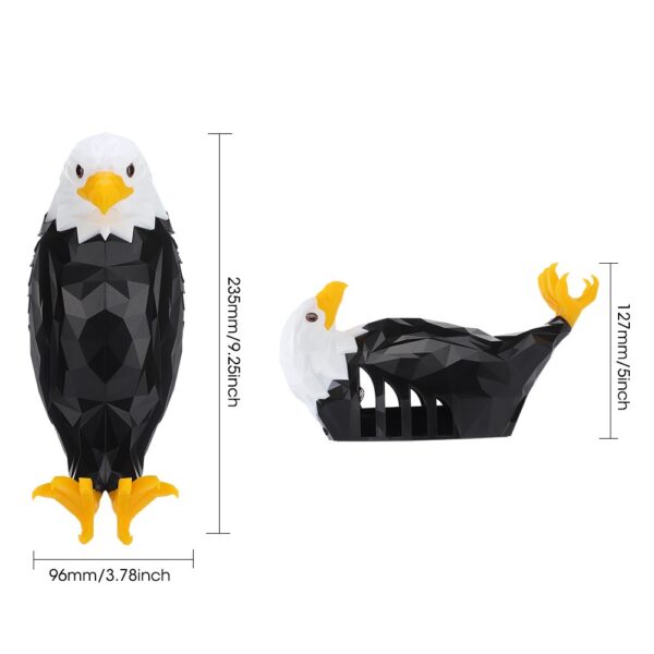 Bald Eagle Wall Light, American Eagle Night Light with Remote Control, Battery Operated and Removable Charging Eagle Light. - Image 5