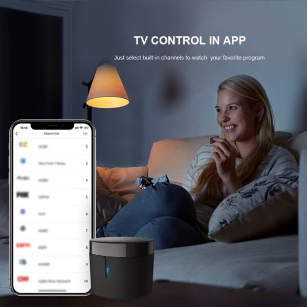 Wireless IR Universal Remote – Works with TV, Audio, Air Conditioner, IFTTT Wi-Fi Control - Image 2