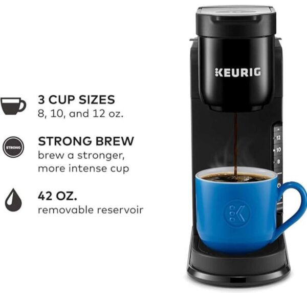 Keurig K-Express Essentials Matte Black Single-Serve K-Cup Pod Coffee Maker - Image 4