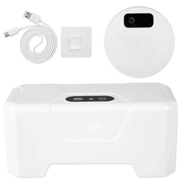 Automatic Toilet Flusher,Infrared Sensor Touchless Toilet Flusher Kit,Hands Free External Infrared Sensor Toilet Flusher,Waterproof and Easy Installation - Image 3