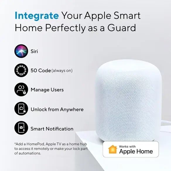 Ultraloq Bolt Fingerprint Smart Lock – Keyless Entry, Bluetooth Control, Anti-Peep Keypad, Auto-Lock, Smart App Access, and Voice Assistant Compatibility. - Image 3