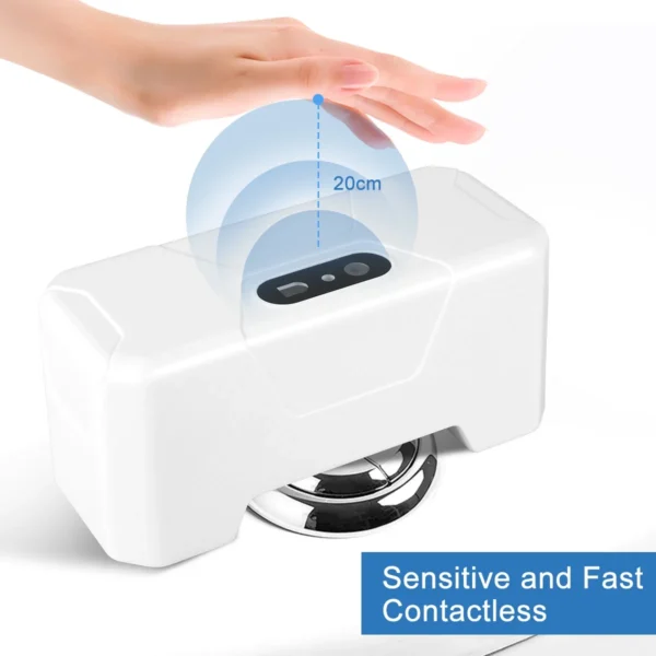 Automatic Toilet Flusher,Infrared Sensor Touchless Toilet Flusher Kit,Hands Free External Infrared Sensor Toilet Flusher,Waterproof and Easy Installation - Image 6