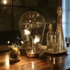 Magnetic Meta Table Lamp, Creative Dimming Bulb-Shape Reading Lamp Night Light Home Ambient Table Lamp for Bedroom, Living Room, Office - Image 2